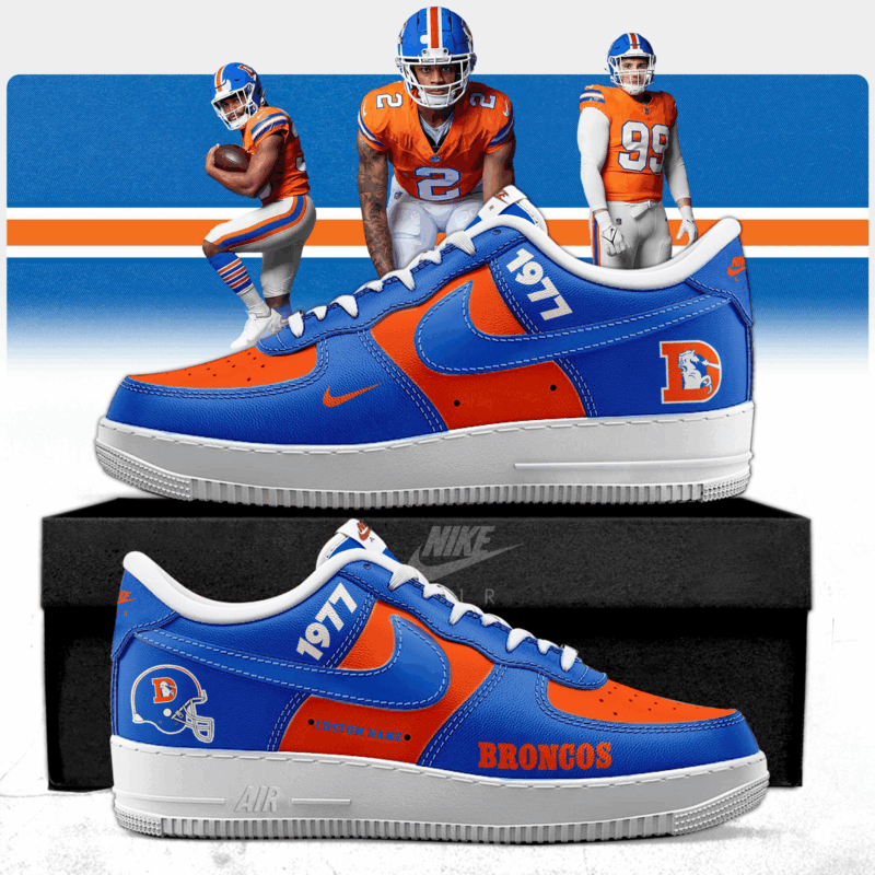 _Denver Broncos Mile High Collection 1977 Throwback AF1 Sneakers