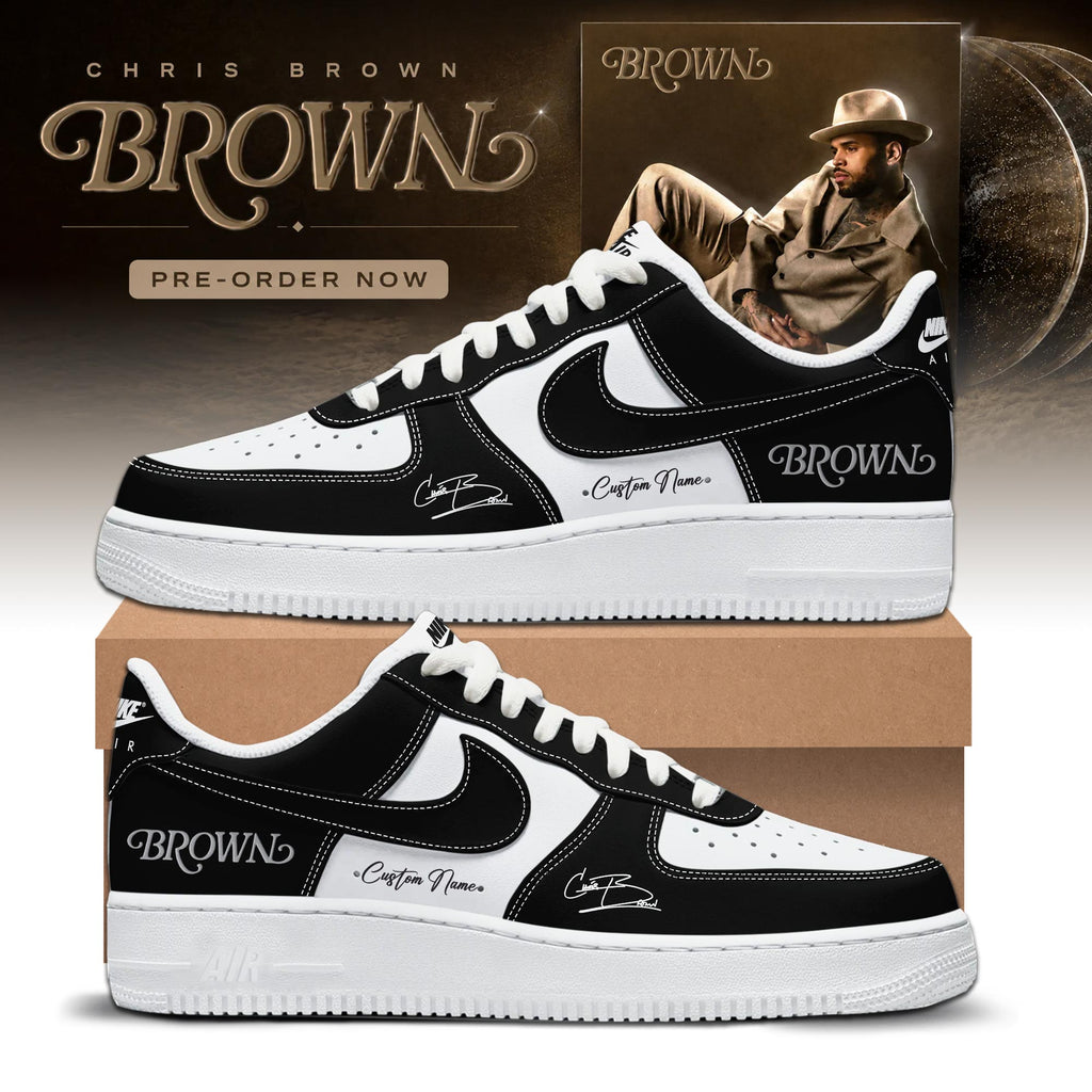 CB "BROWN" Album Limited Edition AF1 Sneakers