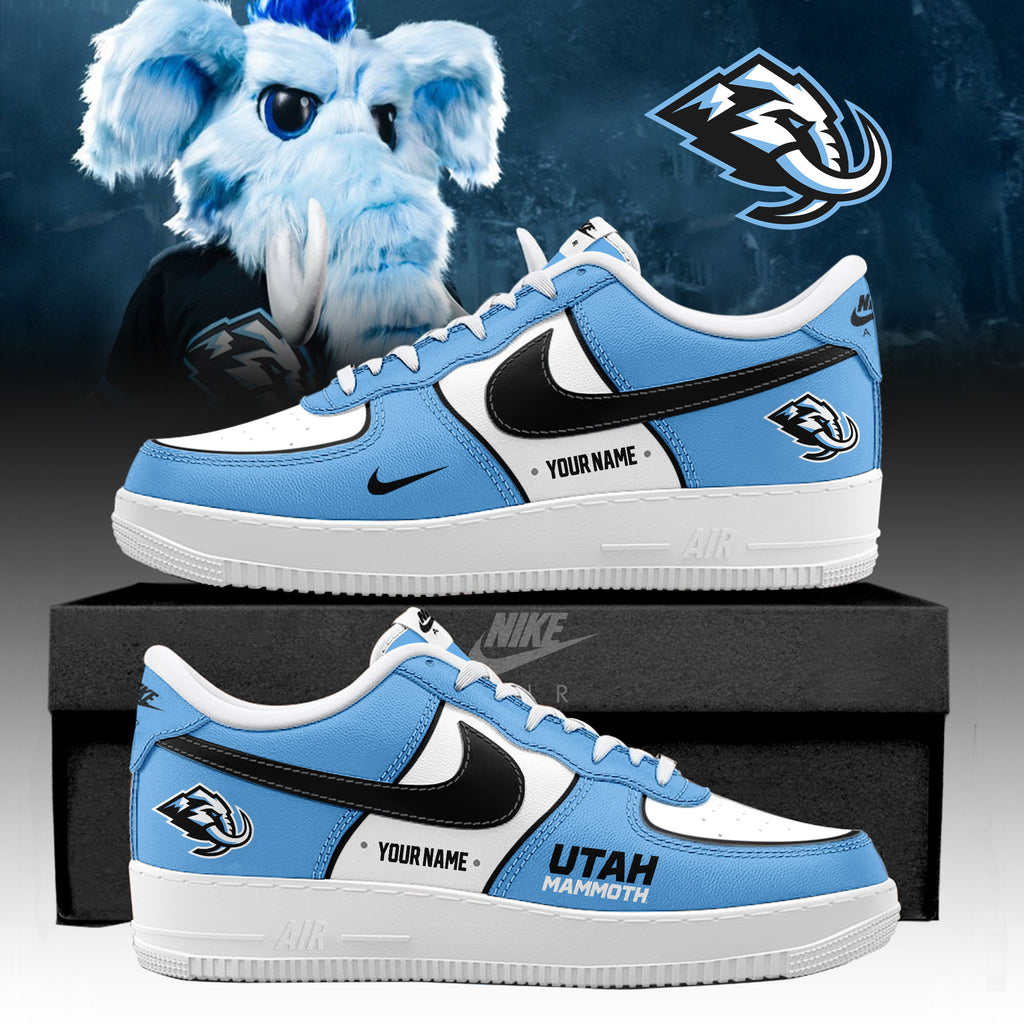 Utah Mammoth 2025 Special Edition  Customized AF1 Sneakers