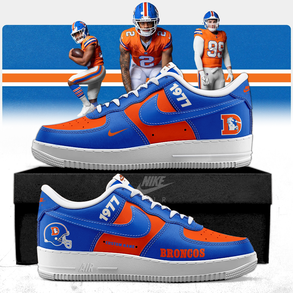 _Denver Broncos Mile High Collection 1977 Throwback AF1 Sneakers