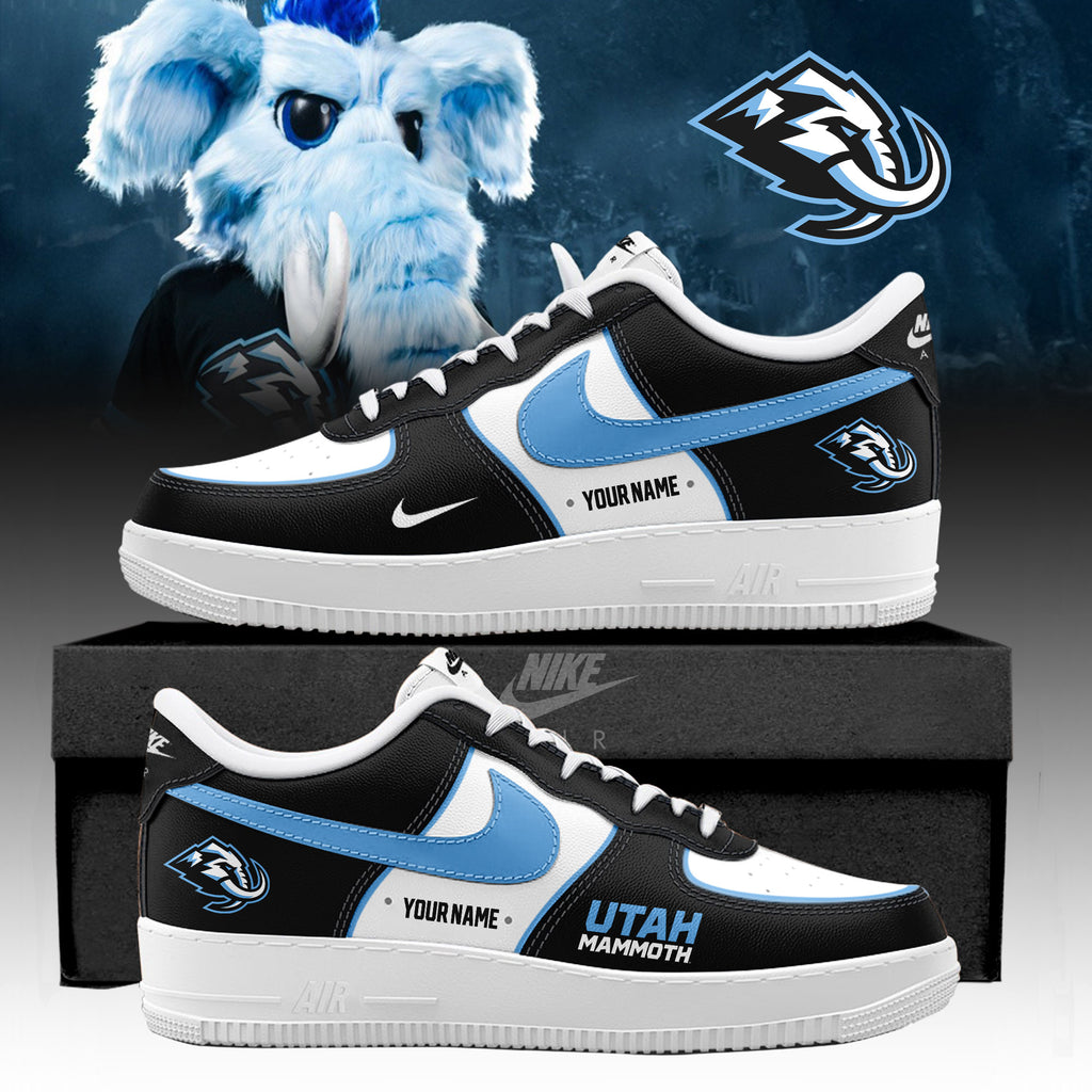 Utah Mammoth 2025 Special Edition  Customized AF1 Sneakers