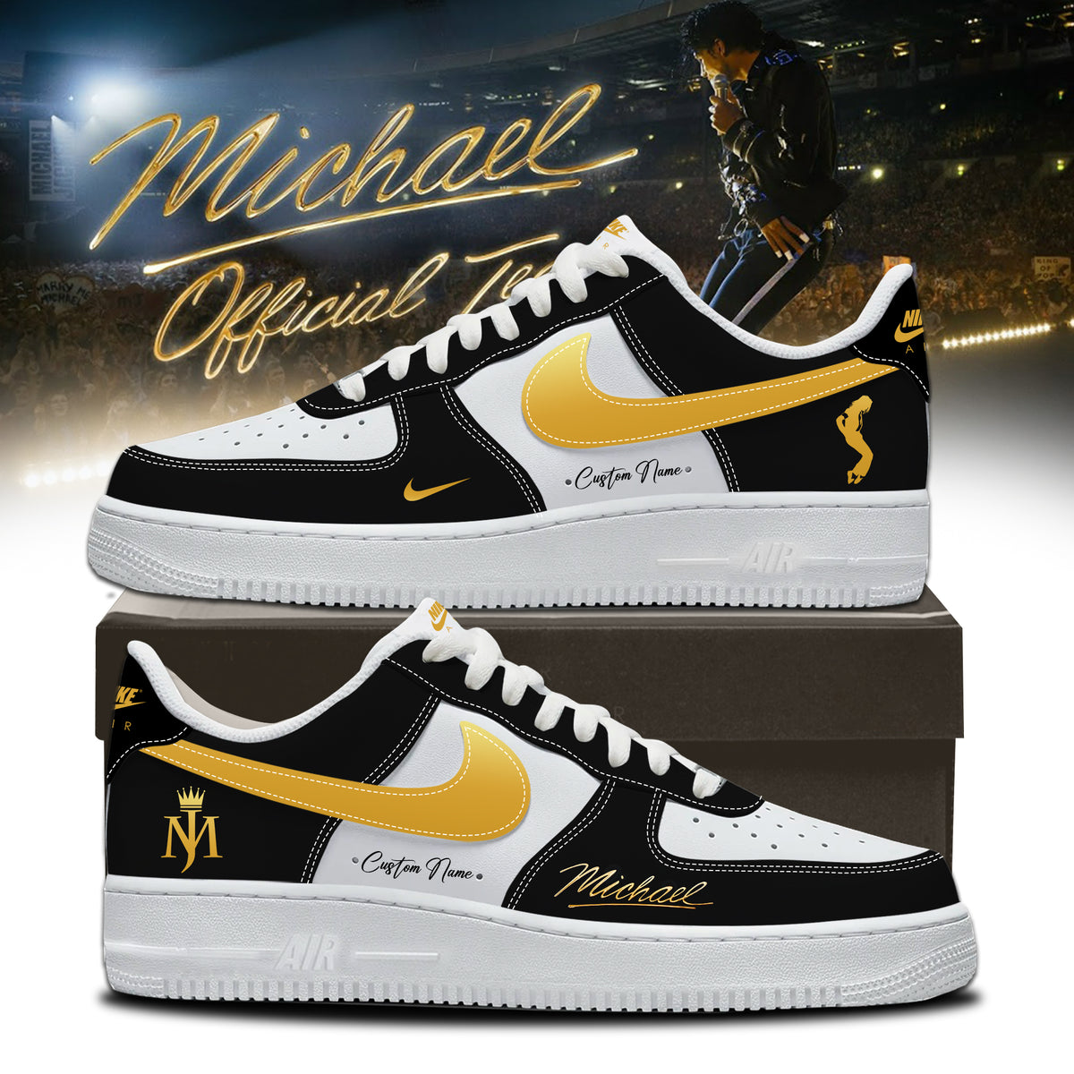 _MZ the Movie Premier Limited Edition AF1 Sneakers