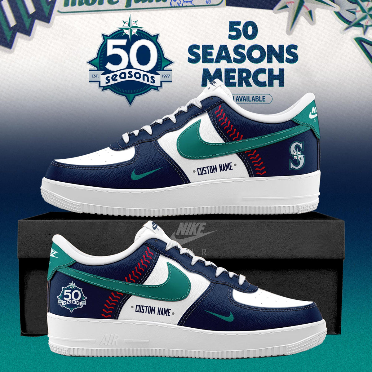 _SEA 50 Seasons Celebration Special Edition AF1 Sneaker