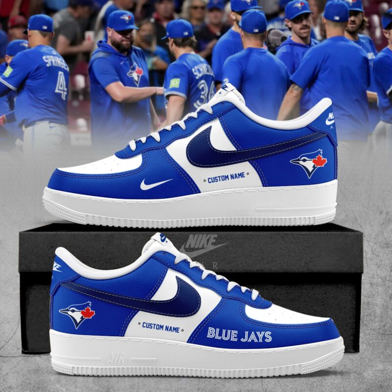 Toronto Blue Jays Customized Special Edition AF1 Sneaker