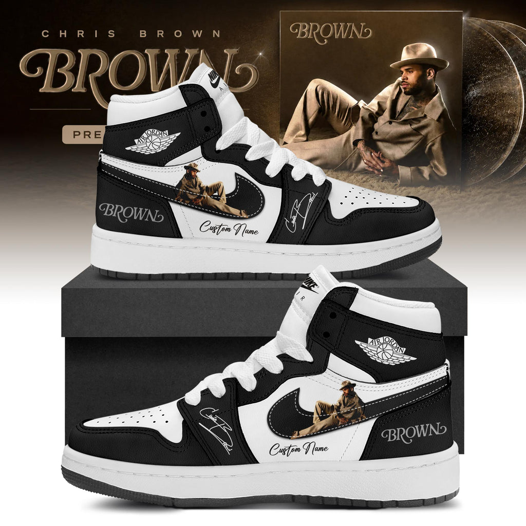 CB "BROWN" Album Limited Edition AJ1 Sneakers