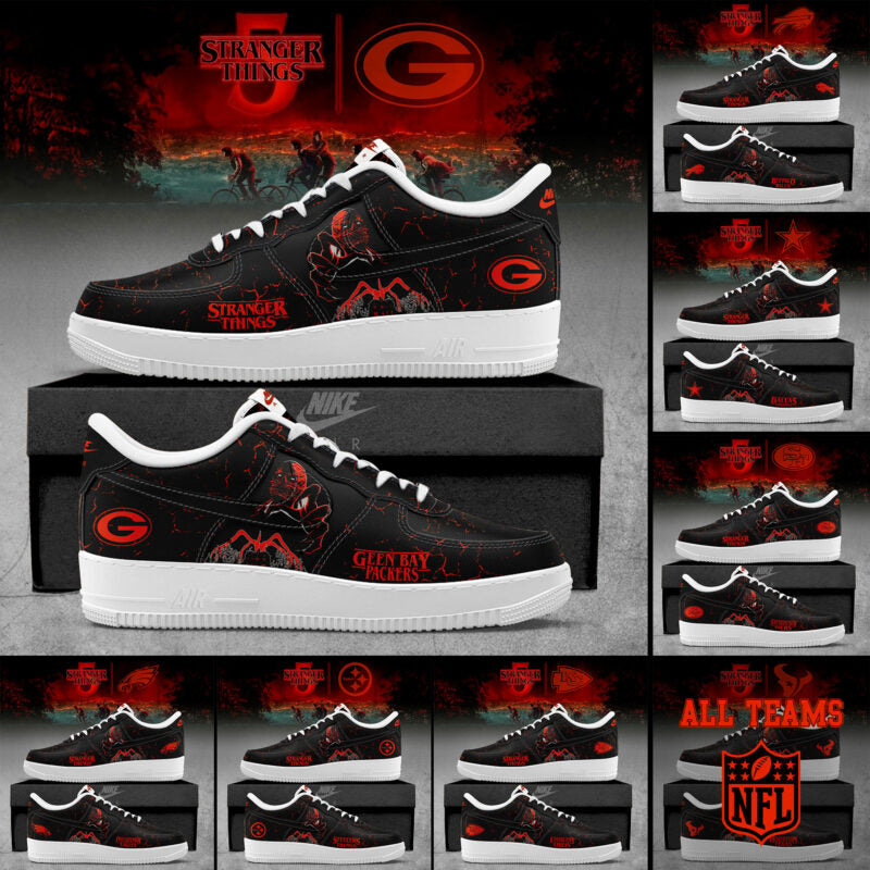 _ NFL Teams x Stranger Things Limited AF1 Sneaker