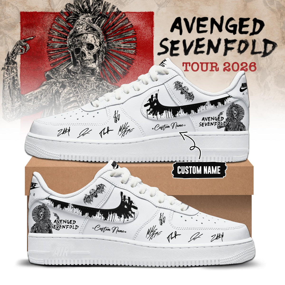 AS World Tour 2026 Limited Editions AF1 Sneakers