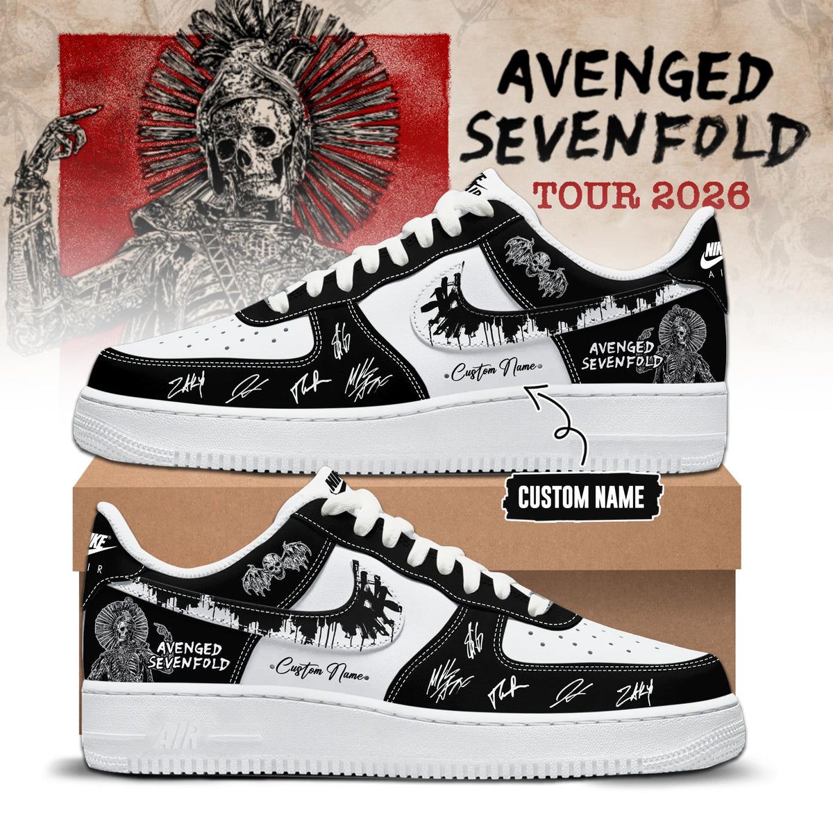 AS World Tour 2026 Limited Editions AF1 Sneakers