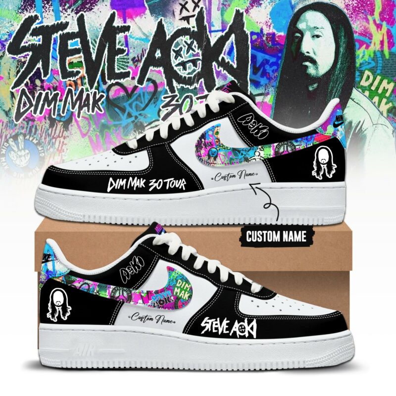 Steve Aoki  Dim Mak 30 Tour Limited Edition AF1 Sneakers