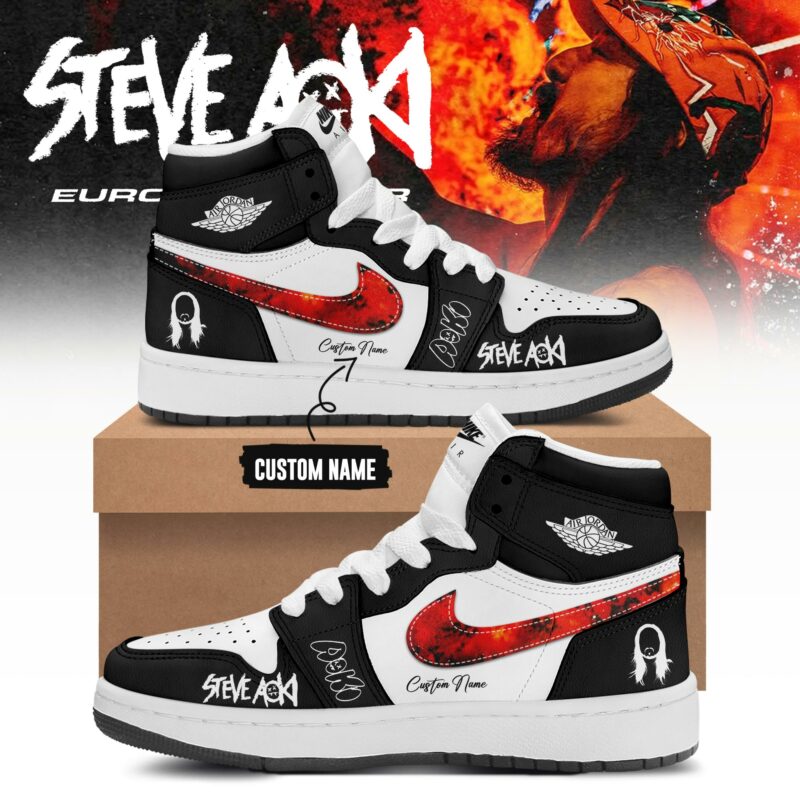 Steve Aoki EUROPEAN TOUR 2026 Limited Edition AJ1 Sneakers