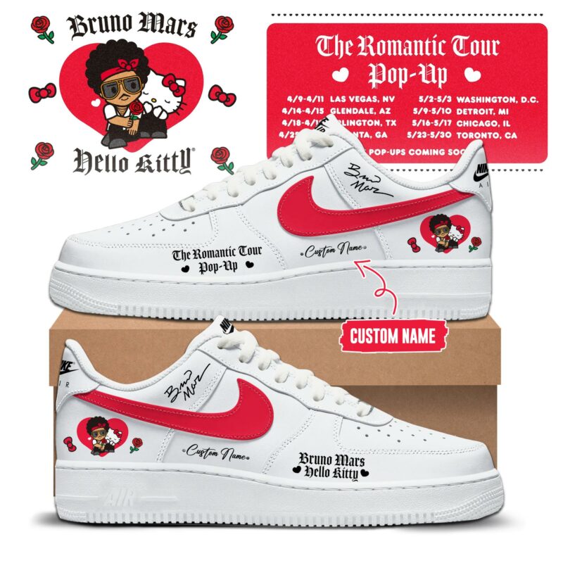 _BM x HK "The Romantic Tour" AF1 Sneakers