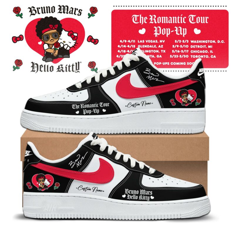 _BM x HK "The Romantic Tour" AF1 Sneakers