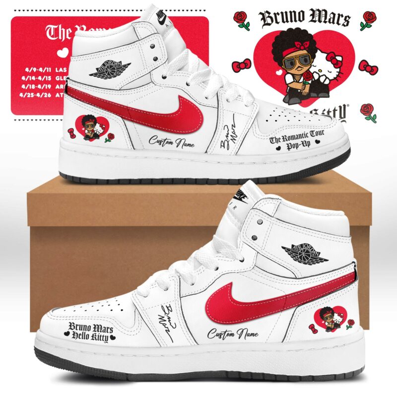_BM x HK "The Romantic Tour" AJ1 Sneakers