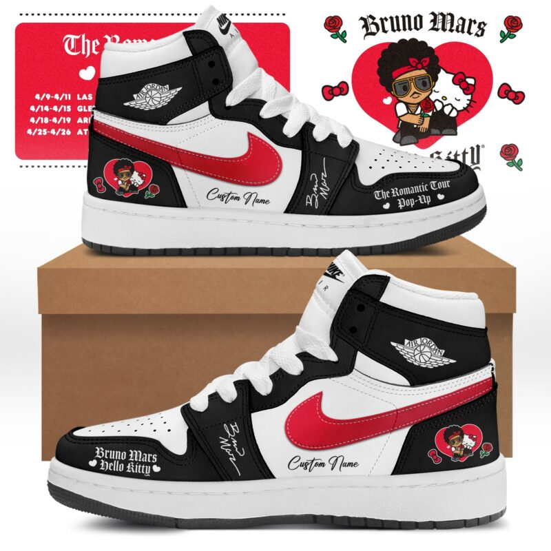 _BM x HK "The Romantic Tour" AJ1 Sneakers