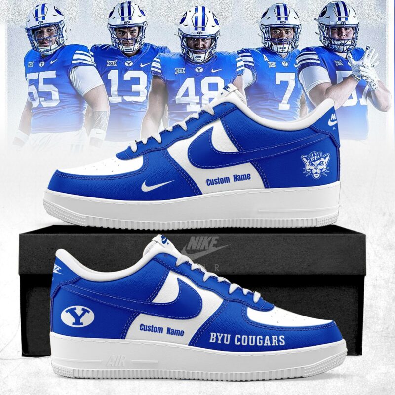 BYU Cougars Special Edition AF1 Sneakers