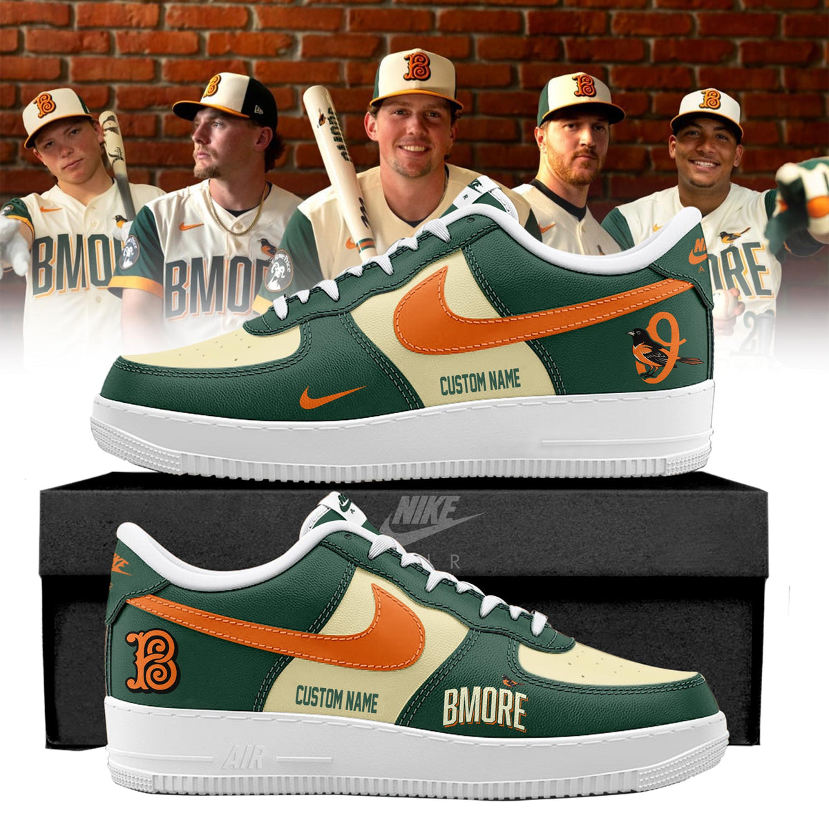 BAL 2026 City Connect Limited Edition AF1 Sneakers