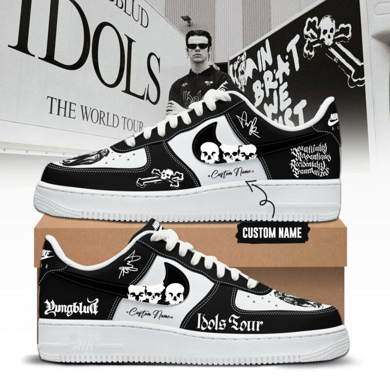 YUNGBLUD Idols The World Tour 2026 Limited Edition AF1 Sneakers