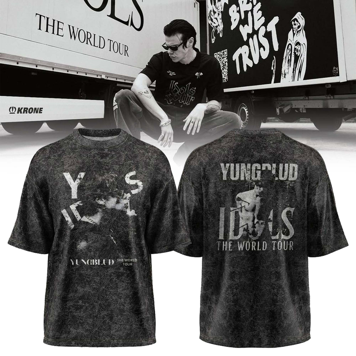 YUNGBLUD Idols The World Tour 2026 Limited Edition T-shirt