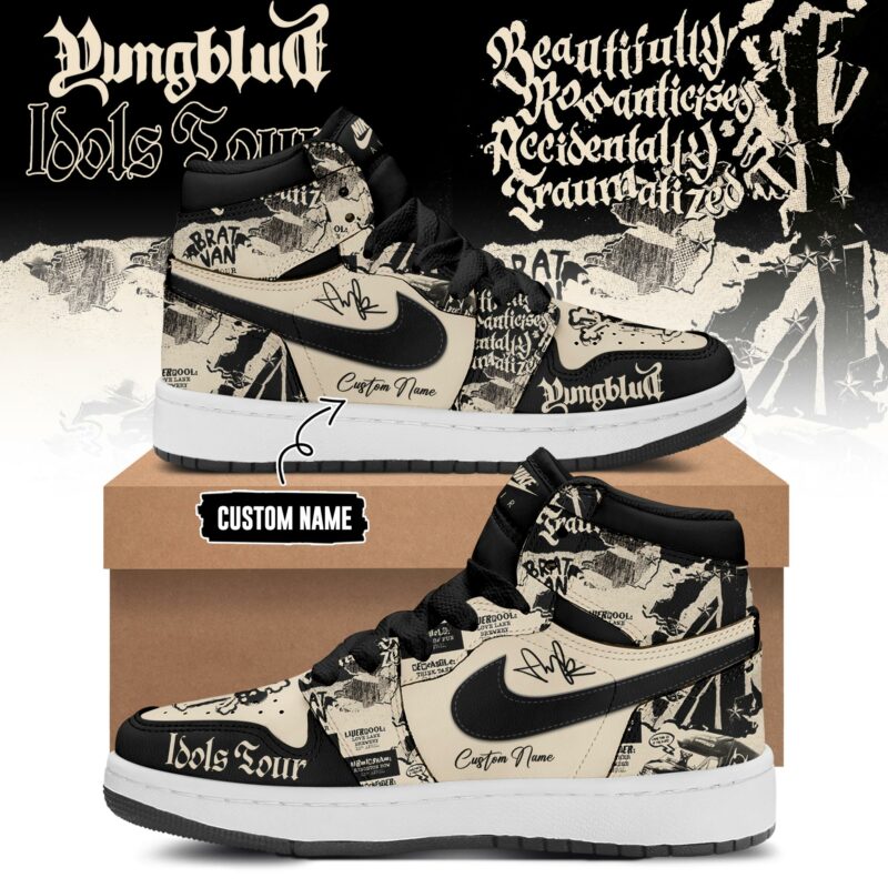 YUNGBLUD Idols The World Tour 2026 Limited Edition AJ1 Sneakers