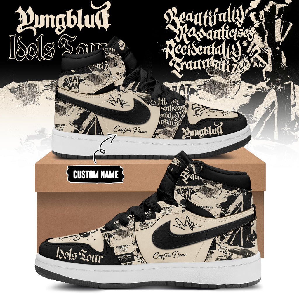 YUNGBLUD Idols The World Tour 2026 Limited Edition AJ1 Sneakers