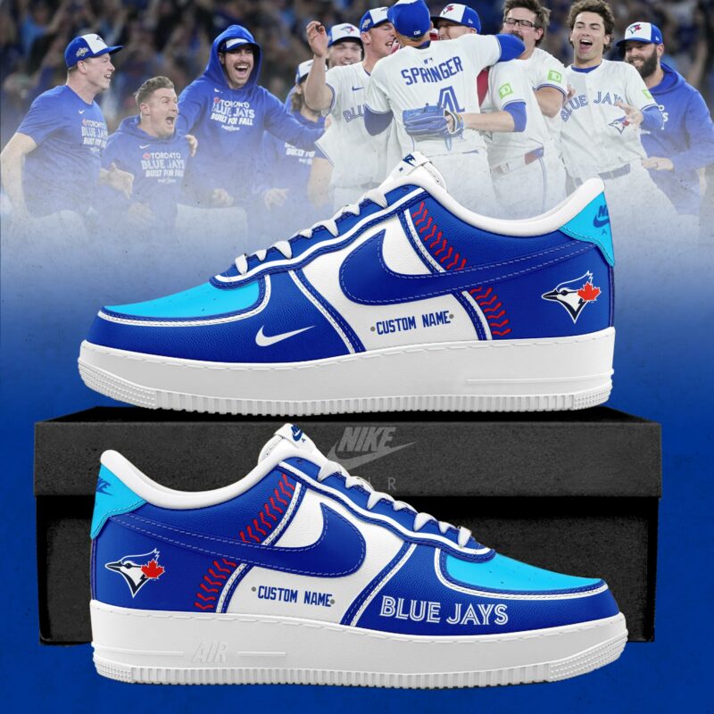 _ Toronto Blue Jays Customized Special Edition AF1 Sneaker