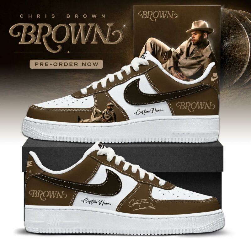 CB "BROWN" Album Limited Edition AF1 Sneakers