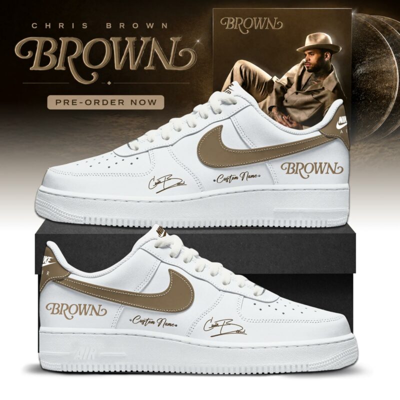 CB "BROWN" Album Limited Edition AF1 Sneakers