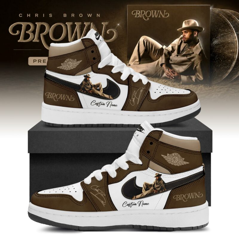 CB "BROWN" Album Limited Edition AJ1 Sneakers