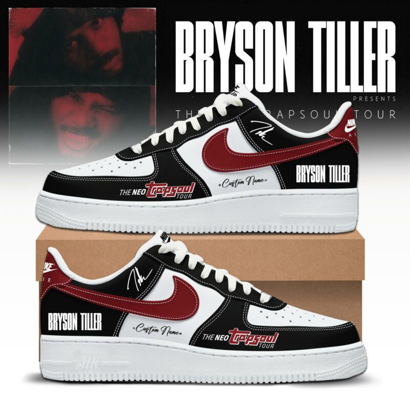 Bryson Tiller The Neo Trapsoul Tour 2026 Limited Edition AF1 Sneakers