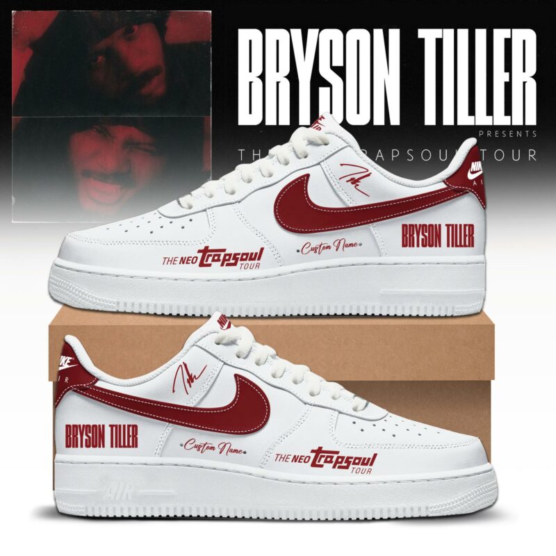 Bryson Tiller The Neo Trapsoul Tour 2026 Limited Edition AF1 Sneakers