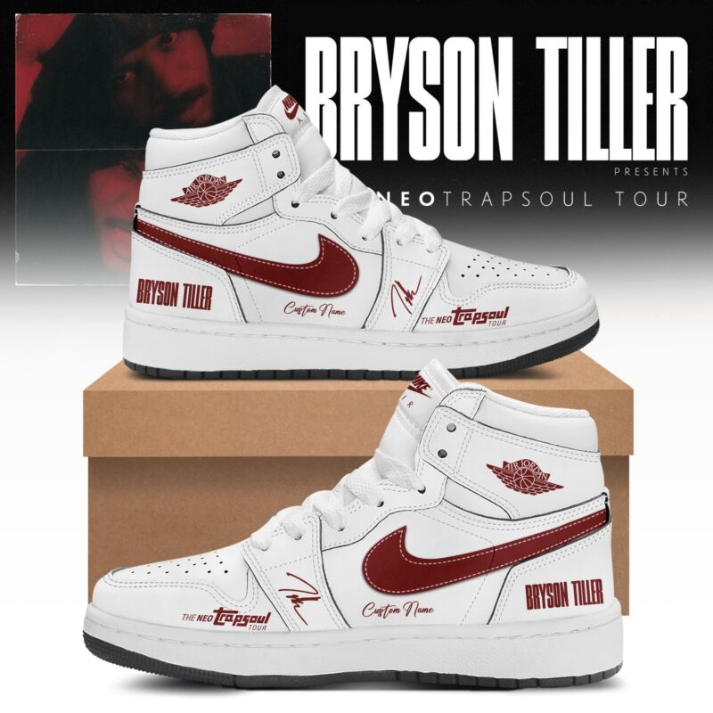 Bryson Tiller The Neo Trapsoul Tour 2026 Limited Edition AJ1 Sneakers