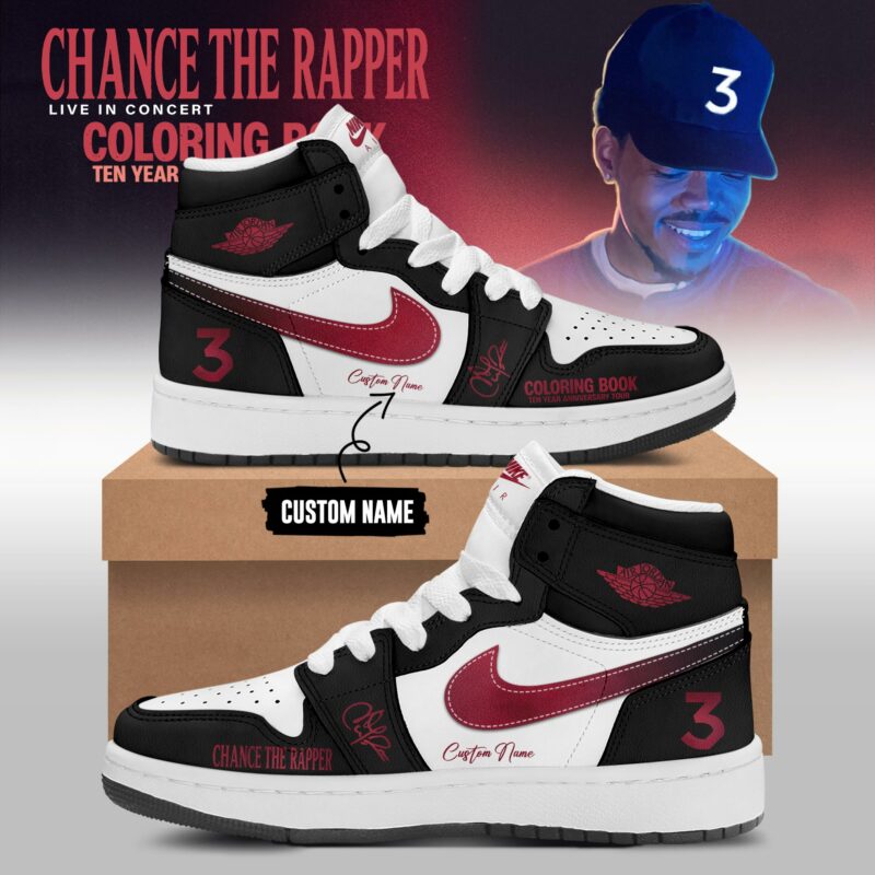 CTR "Coloring Book" 10 Year Anniversary Tour Limited Edition AJ1 Sneakers