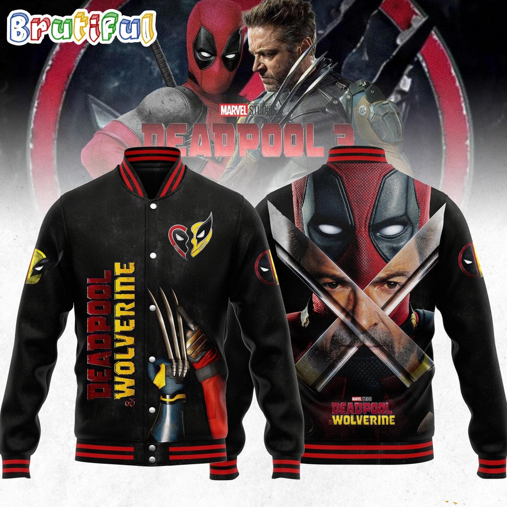 Deadpool & Wolverine Movies Fans Gift Baseball Jacket