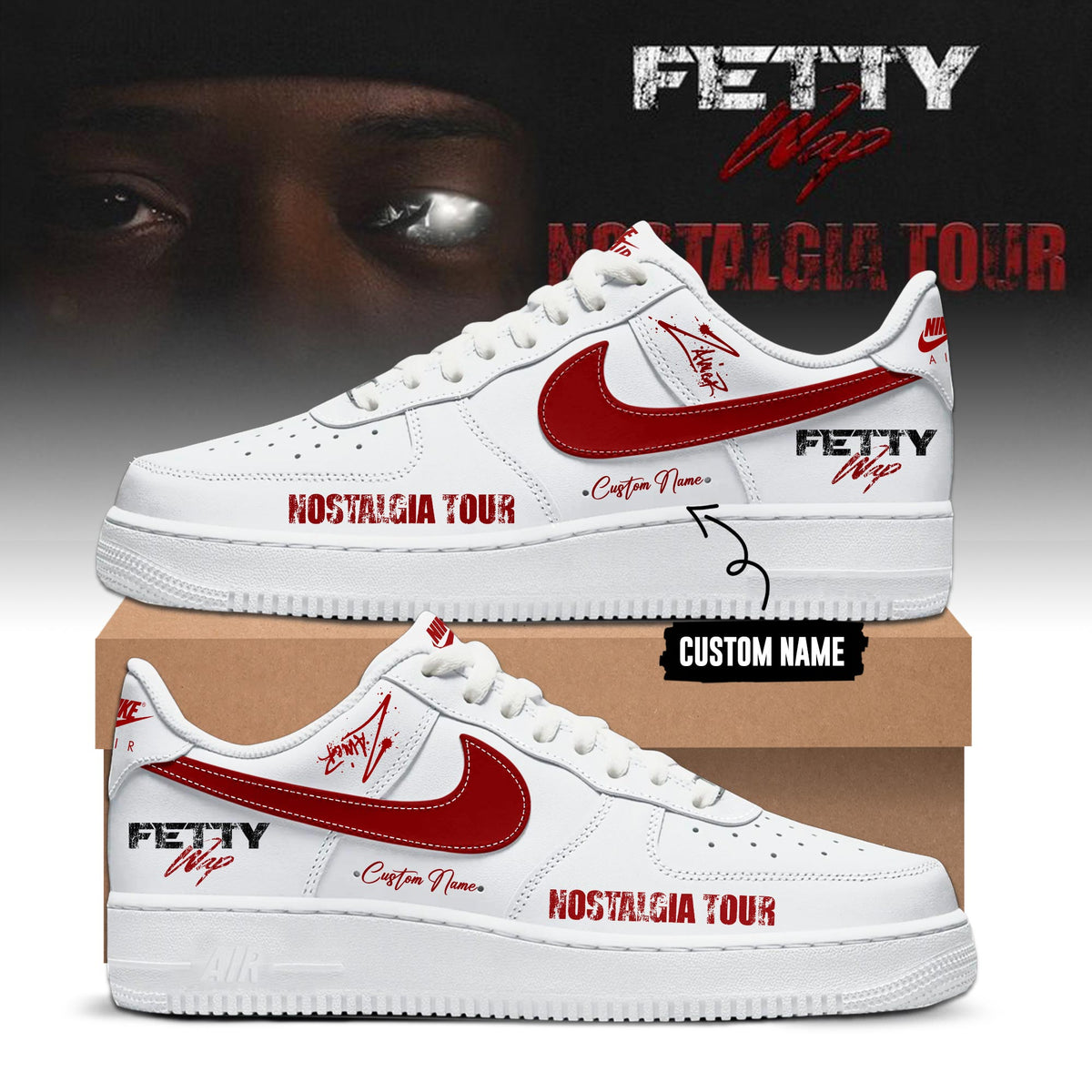FW NOSTALGIA TOUR 2026 Limited Edition AF1 Sneakers