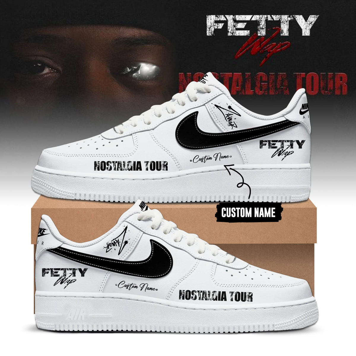 FW NOSTALGIA TOUR 2026 Limited Edition AF1 Sneakers
