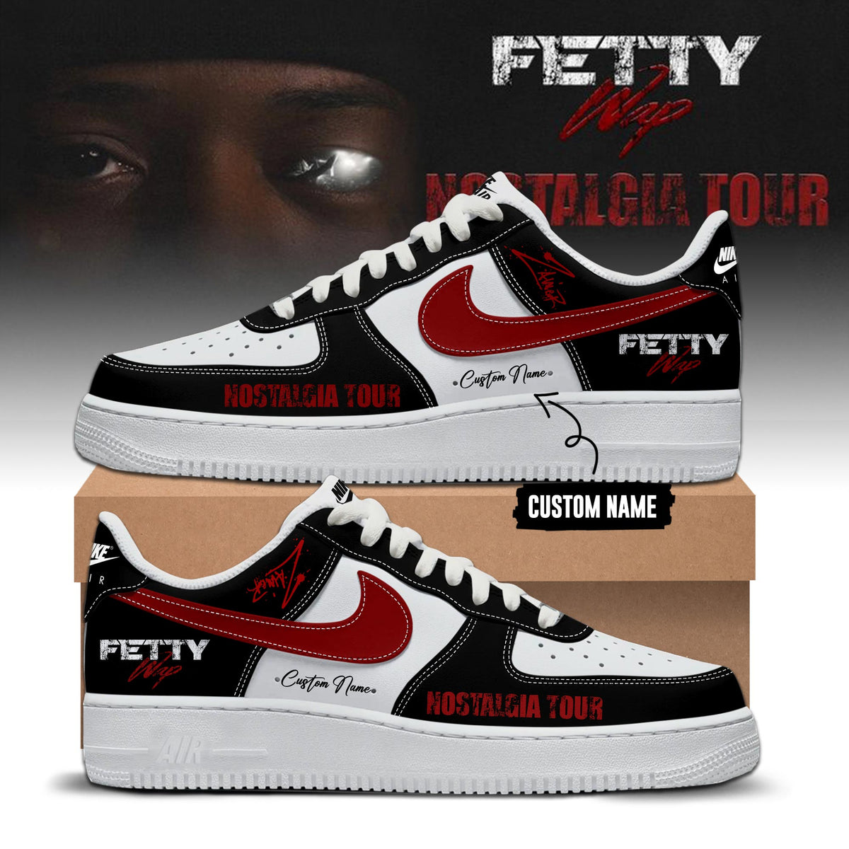 FW NOSTALGIA TOUR 2026 Limited Edition AF1 Sneakers