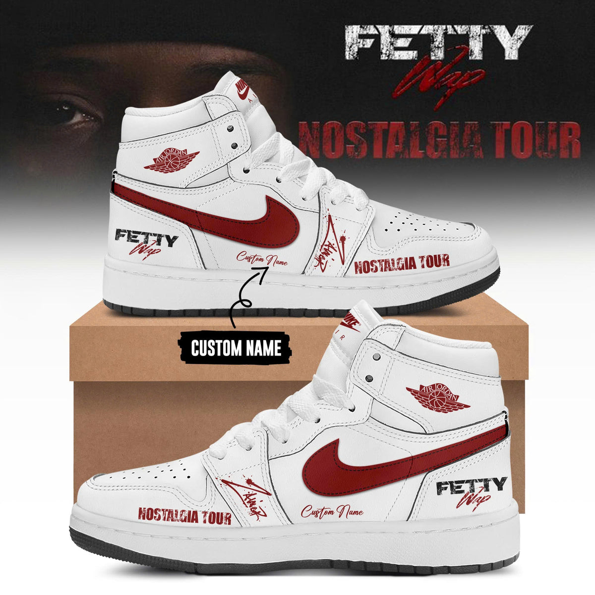 FW NOSTALGIA TOUR 2026 Limited Edition AJ1 Sneakers