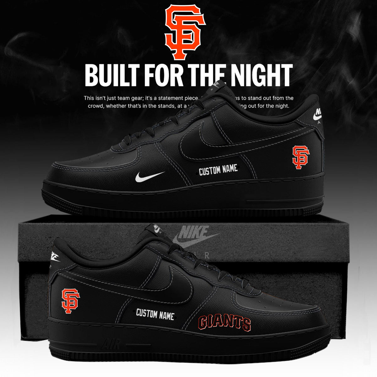 SF 2026 Fashion Black Out Limited Edition AF1 Sneakers