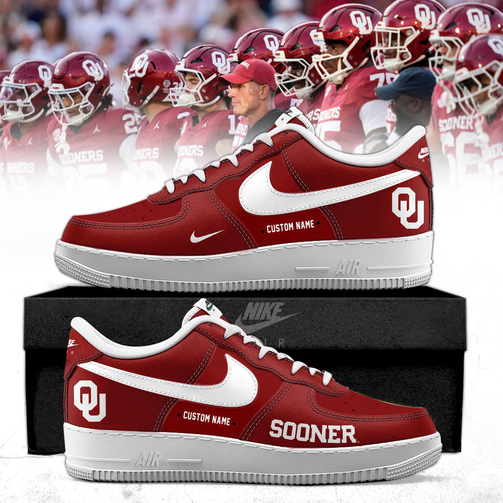 Oklahoma Sooners Football Special Edition AF1 Sneakers