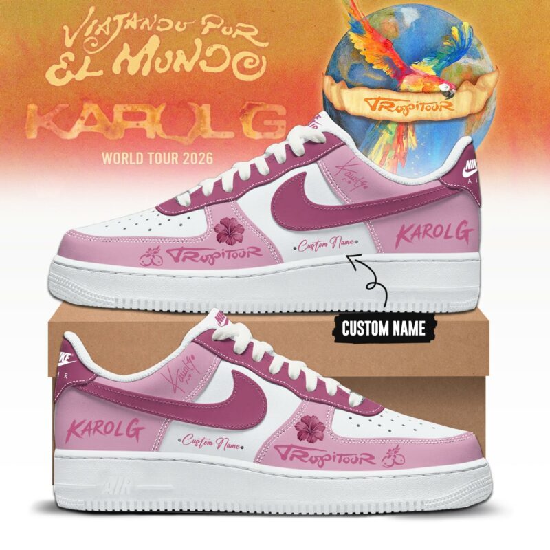 _ Viajando Por El Mundo Tropitour 2026 Limited Edition AF1 Sneakers