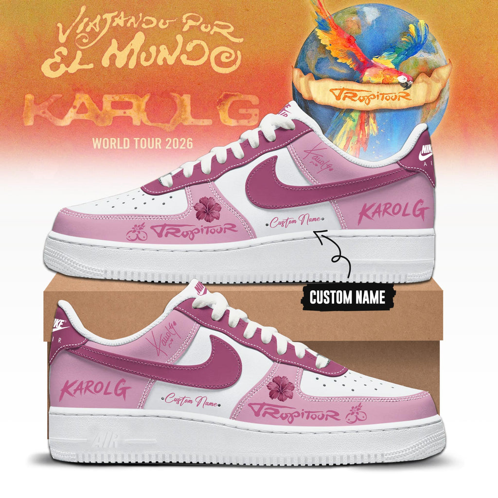 _ Viajando Por El Mundo Tropitour 2026 Limited Edition AF1 Sneakers