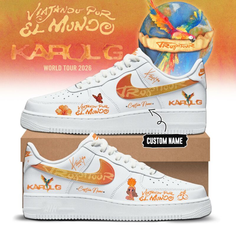 _ Viajando Por El Mundo Tropitour 2026 Limited Edition AF1 Sneakers