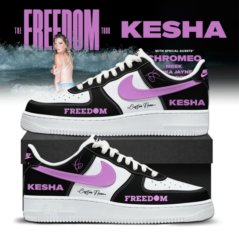 Kesha The Freedom Tour 2026 Limited Edition AF1 Sneakers