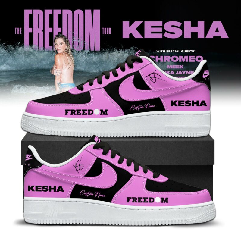 Kesha The Freedom Tour 2026 Limited Edition AF1 Sneakers
