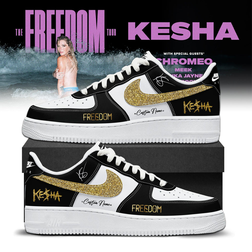 Kesha The Freedom Tour 2026 Limited Edition AF1 Sneakers