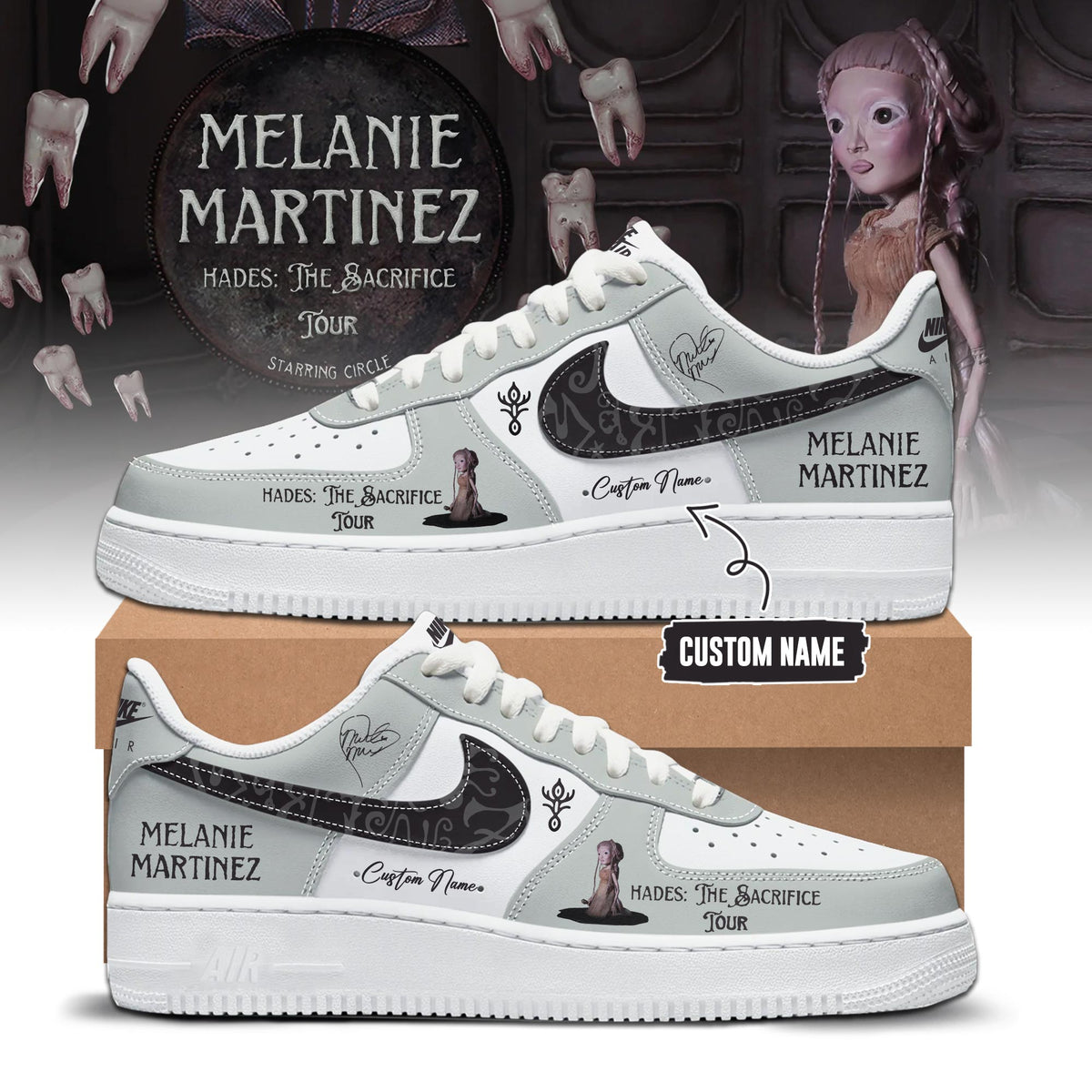 Hades: The Sacrifice Tour 2026 Limited Edition AF1 Sneakers