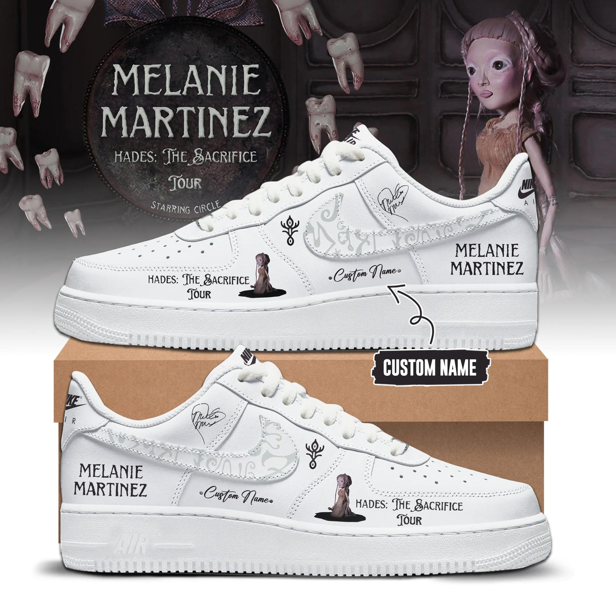 Hades: The Sacrifice Tour 2026 Limited Edition AF1 Sneakers