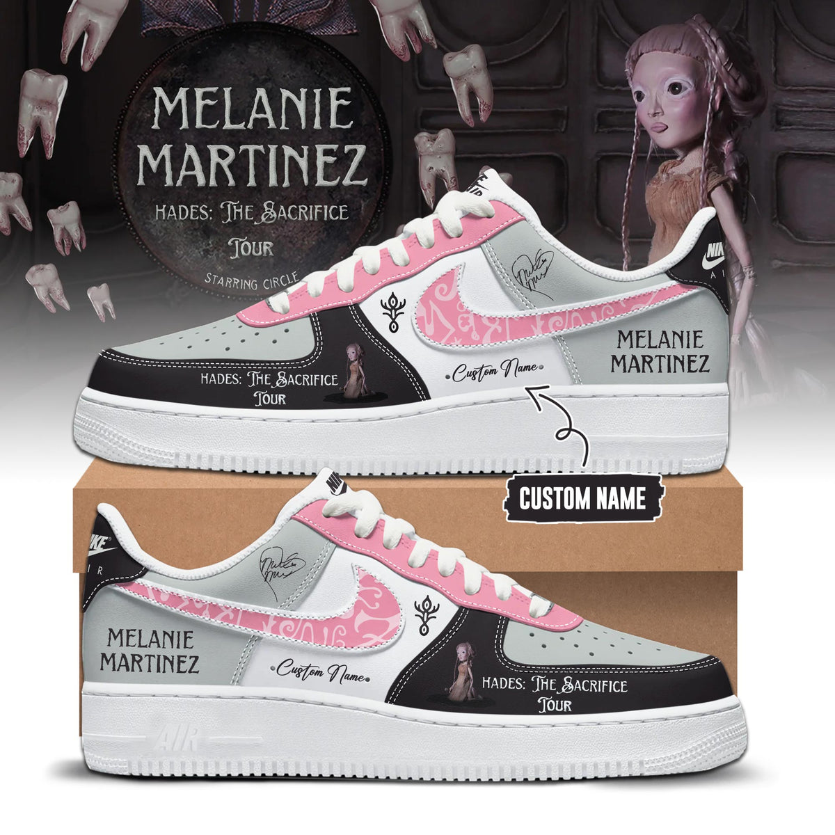 Hades: The Sacrifice Tour 2026 Limited Edition AF1 Sneakers