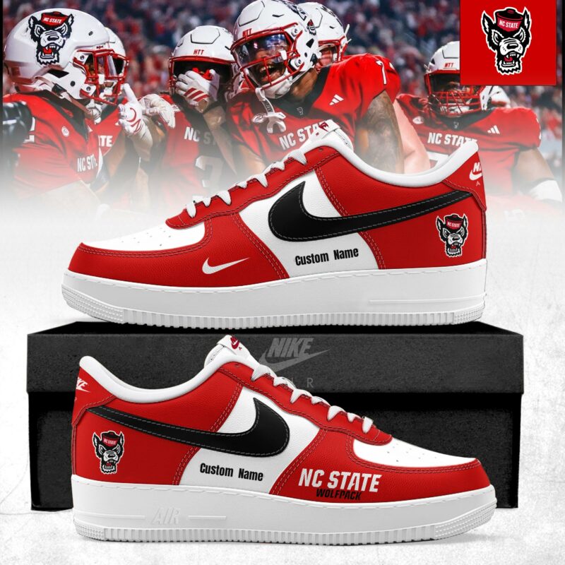 NC State Wolfpack Special Edition AF1 Sneakers