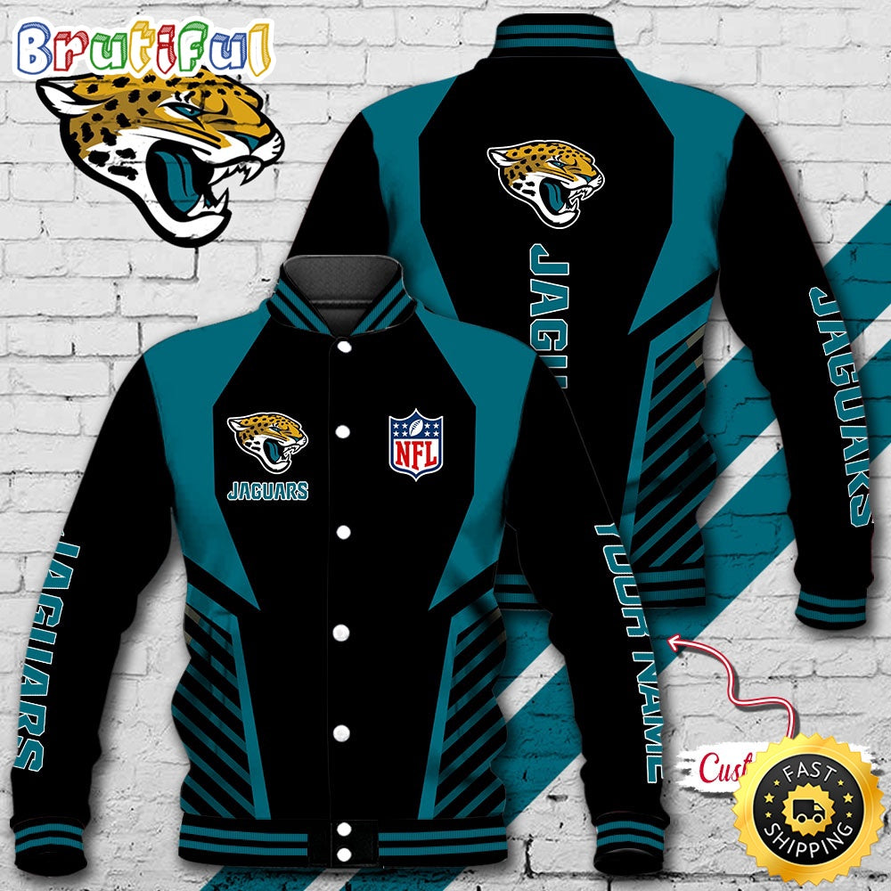 NFL Jacksonville Jaguars Baseball Jacket Football Sports Jacket